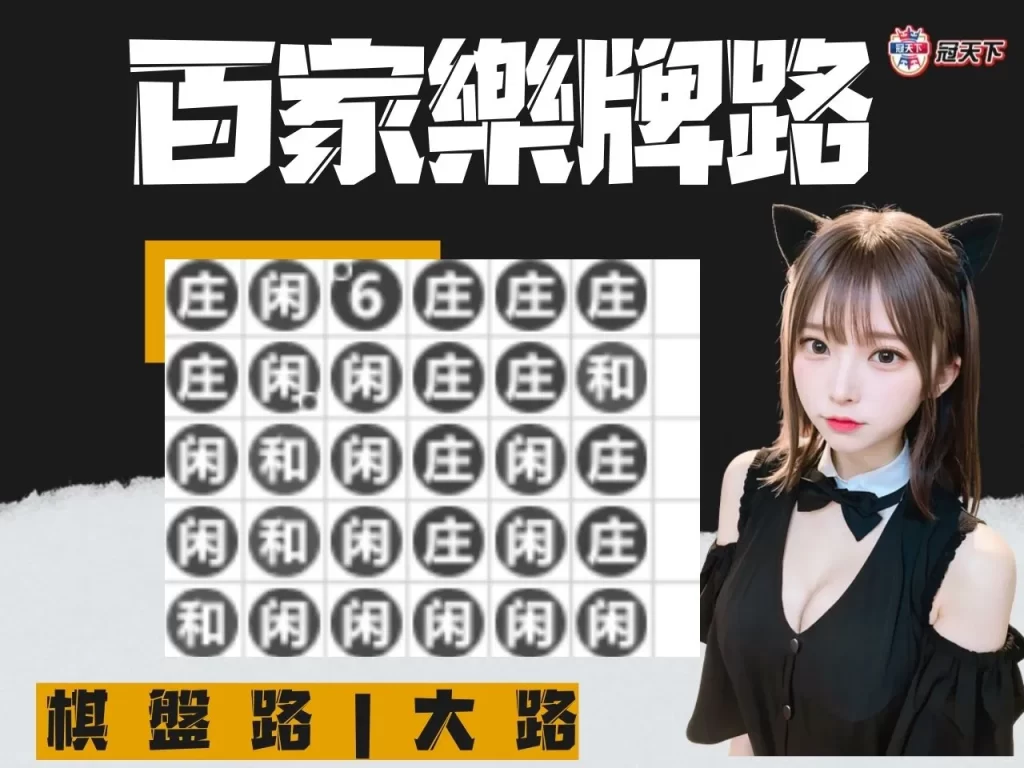 百家樂牌路 百家樂牌路介紹 百家樂牌路教學